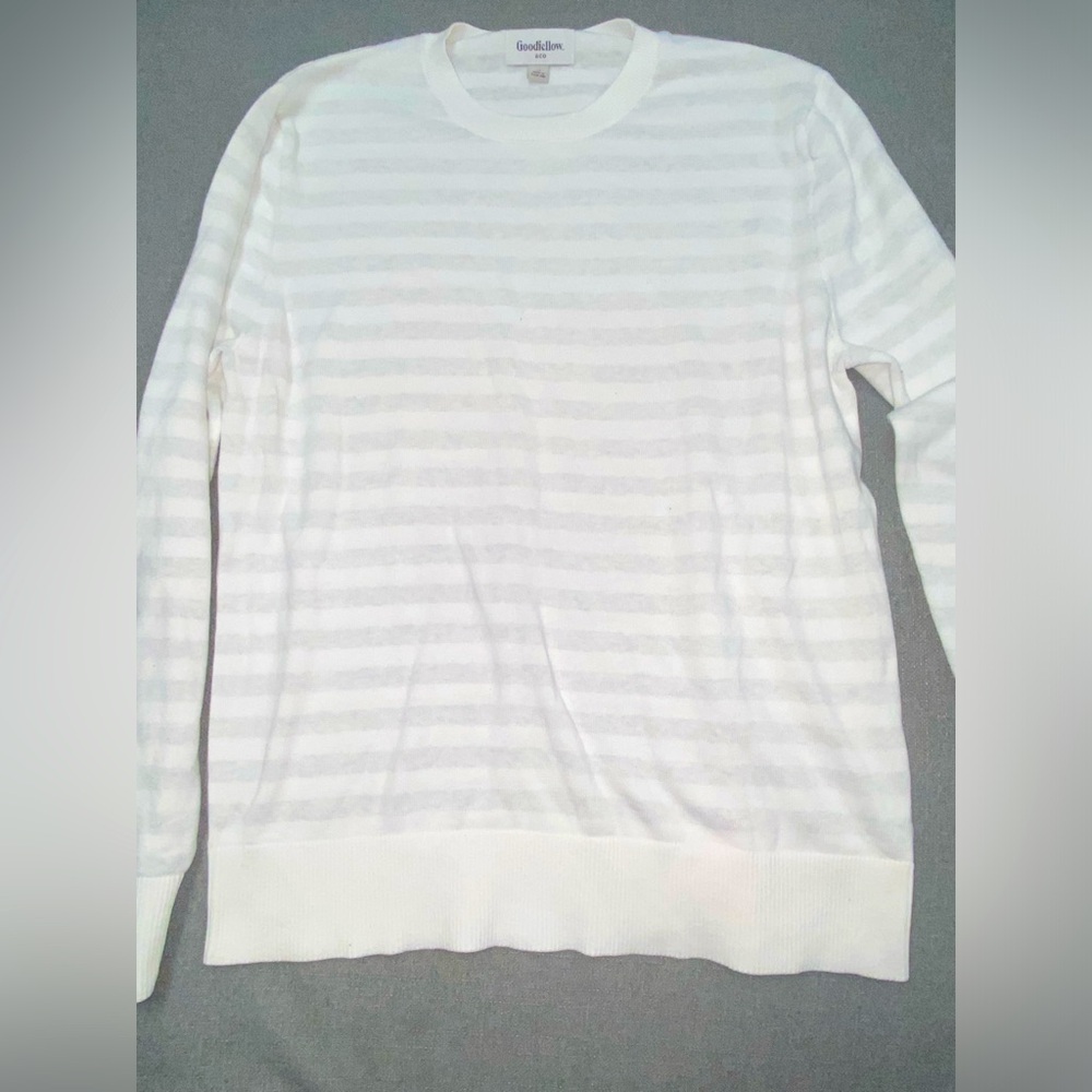 Goodfellow & Co Striped Crew Neck Sweater